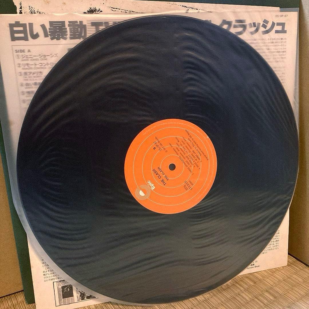The Clash LP Record Orange Label 1980s Used Vinyl Collector's Edition | Japansoundstore