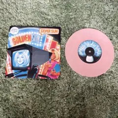 Silver Sun - Golden Skin 7" Pink Vinyl UK Power Pop Britpop Record