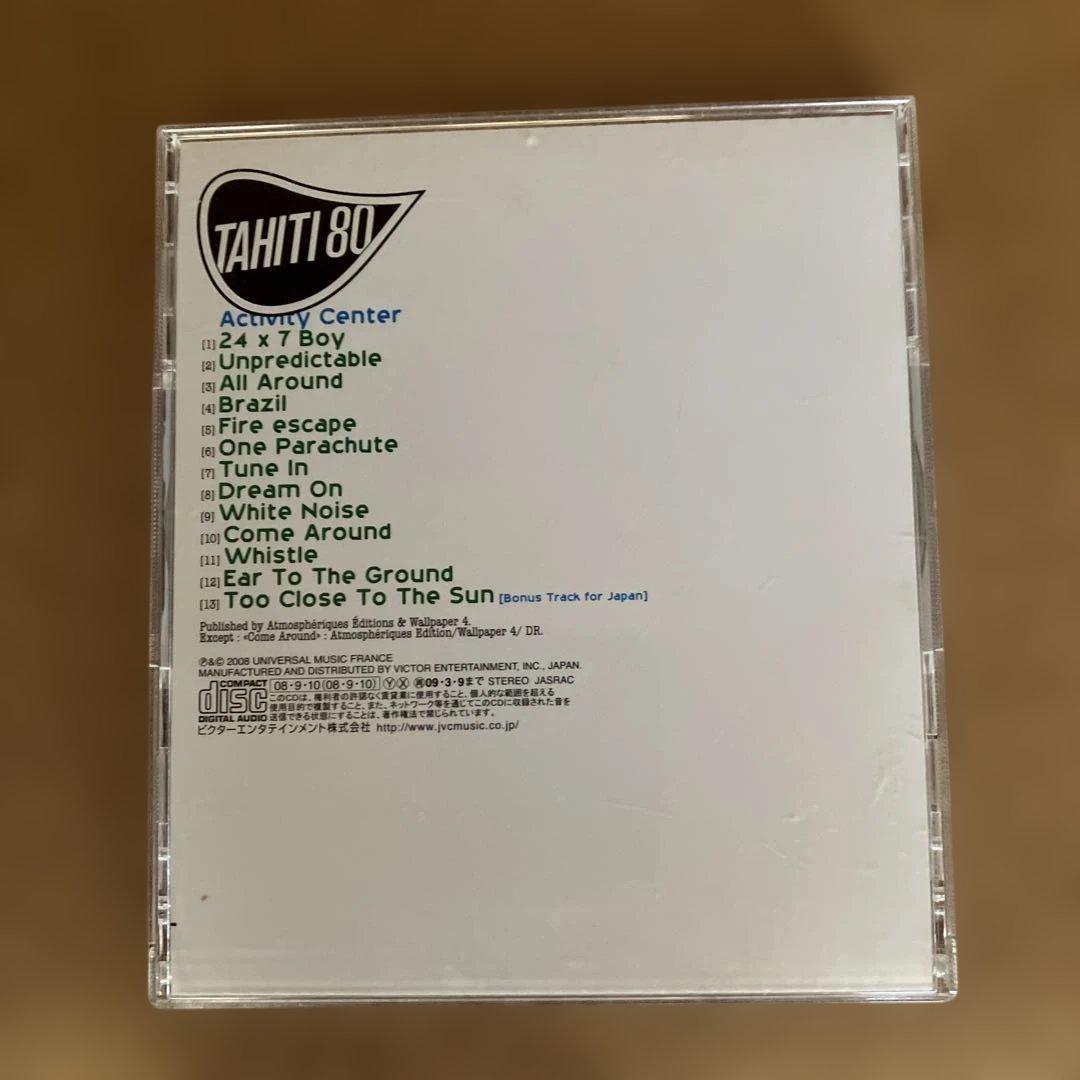 TAHITI 80 Activity Center CD Japan Press with OBI Limited Edition 2008