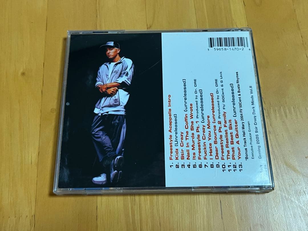 Eminem Stir Crazy Vol. 1 CD Limited Edition Unreleased Tracks & Freestyles