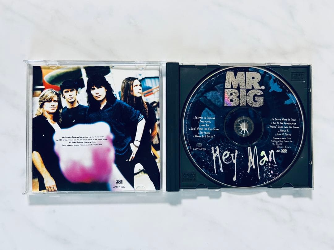 Mr. Big Hey Man Japan Press CD Signed Cover Edition 1996 Hard Rock