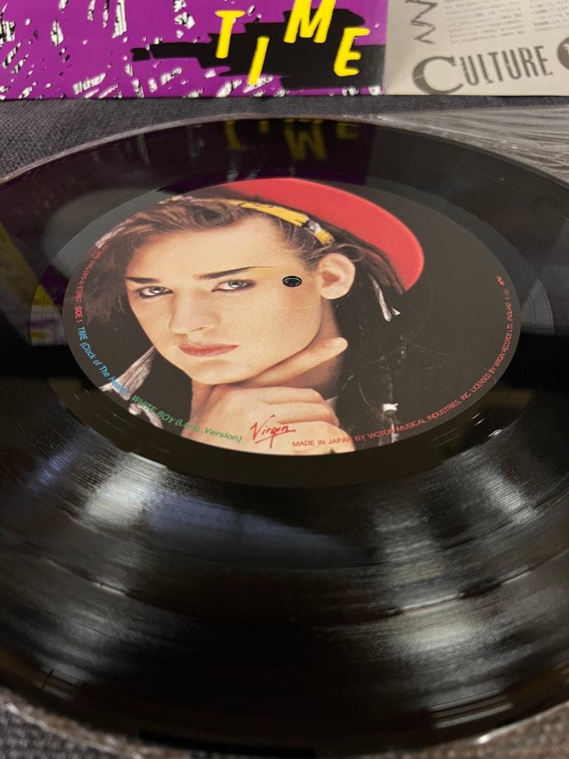 Culture Club - Time (Picture Disc LP) Japan Press w/ Obi & Insert New Wave 80s