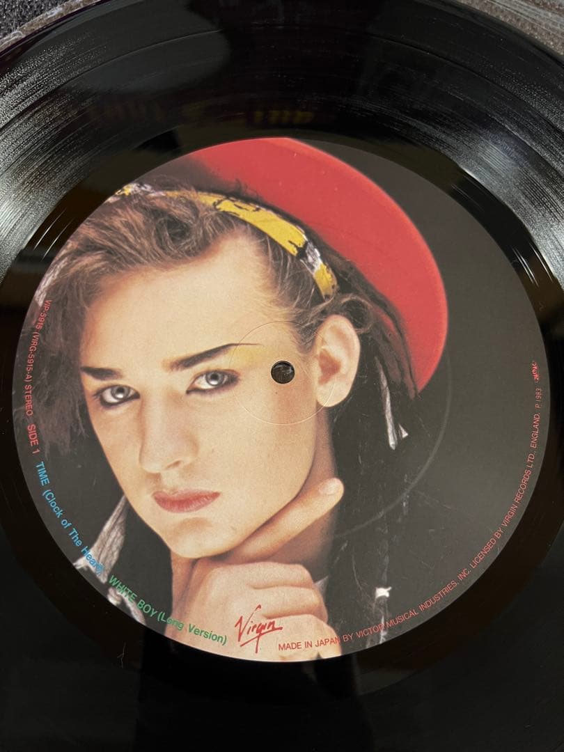 Culture Club - Time (Picture Disc LP) Japan Press w/ Obi & Insert New Wave 80s