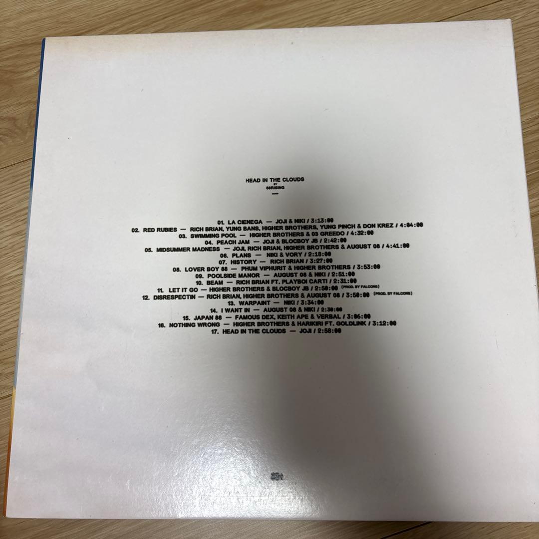 88rising - Head In The Clouds 2LP White Vinyl Compilation Joji Rich Brian