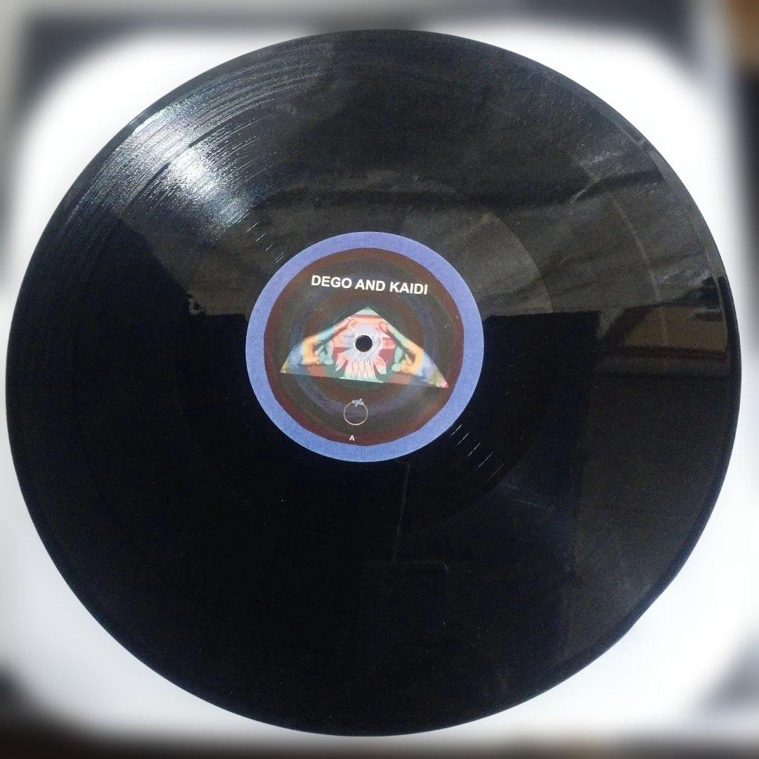 DEGO & KAIDI 12" Vinyl Record Black Colorful Eye Design Used | Japansoundstore