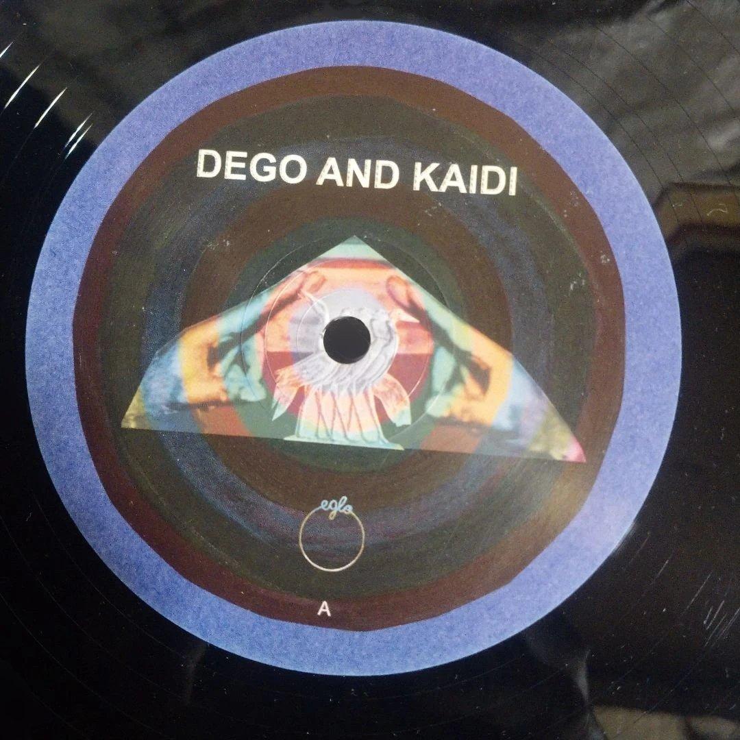 DEGO & KAIDI 12" Vinyl Record Black Colorful Eye Design Used | Japansoundstore