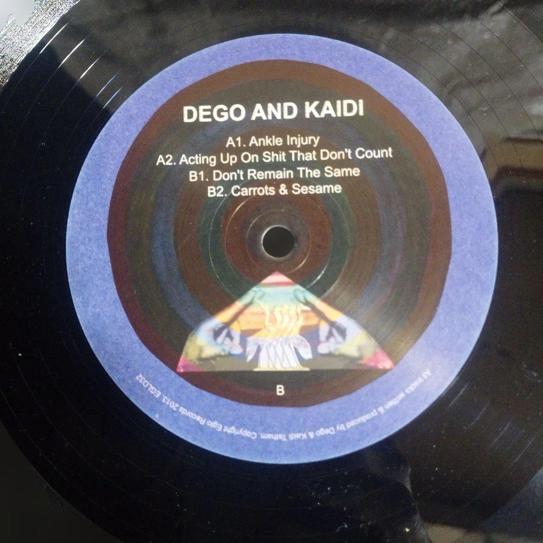DEGO & KAIDI 12" Vinyl Record Black Colorful Eye Design Used | Japansoundstore