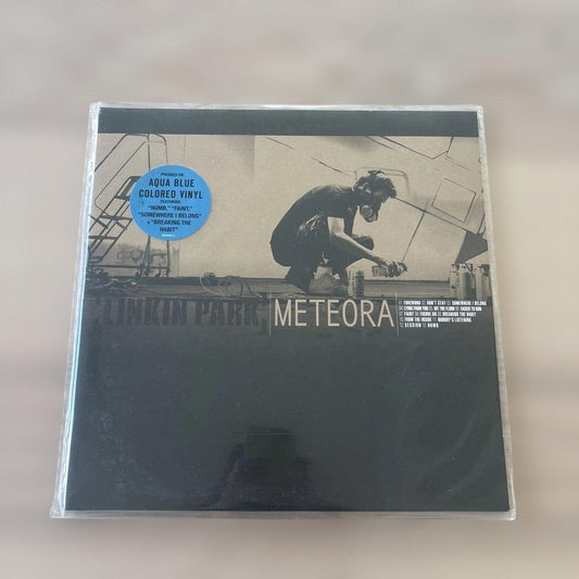 Linkin Park Meteora 2LP Aqua Blue Vinyl Colored Record - Nu Metal Classic