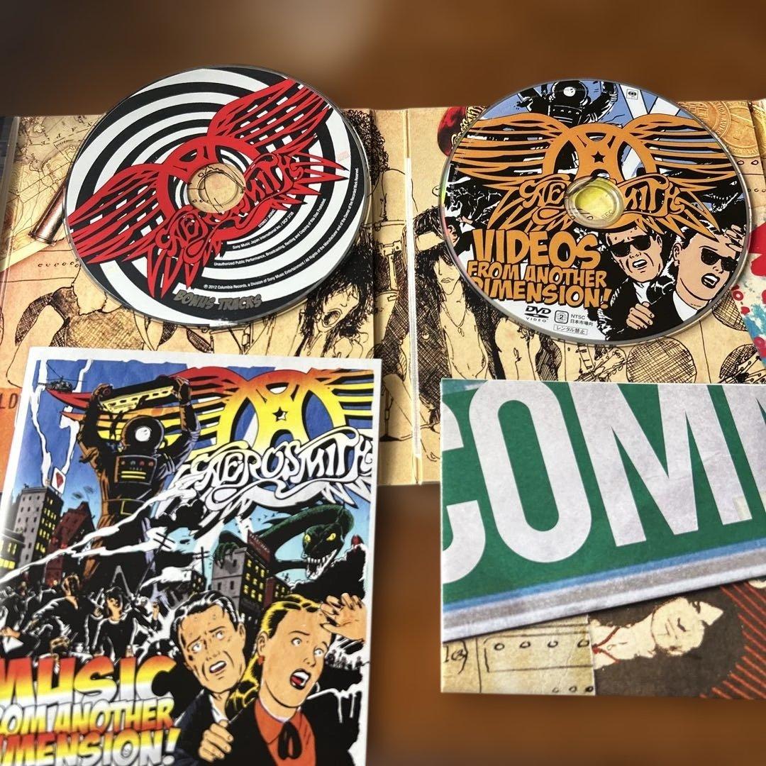 Aerosmith Music From Another Dimension! Japan CD+DVD 2CD Limited Edition OBI