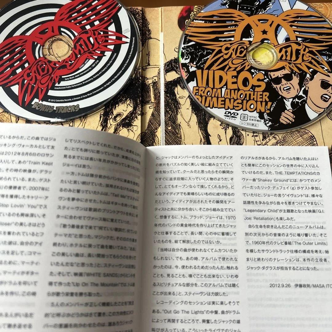 Aerosmith Music From Another Dimension! Japan CD+DVD 2CD Limited Edition OBI