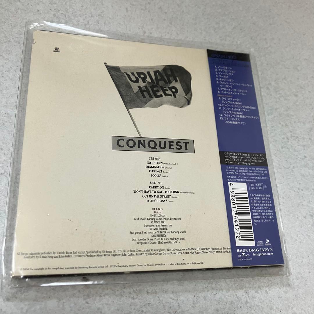 Uriah Heep Conquest Paper Sleeve CD Rock Used | Japansoundstore