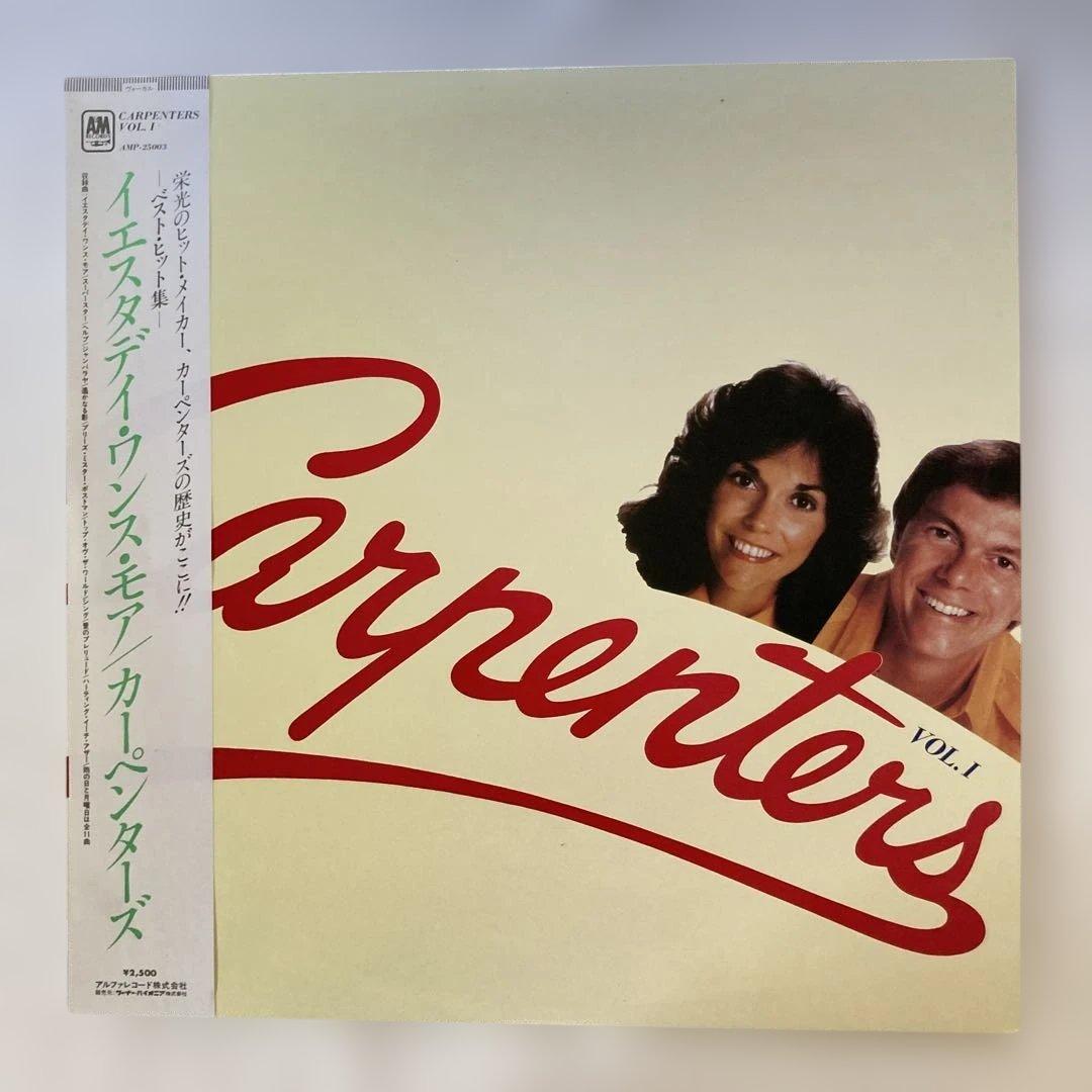 Carpenters - Vol. 1 Yesterday Once More LP Vinyl Record Japan Pressing With Obi