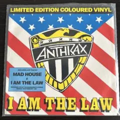 Anthrax I Am The Law Limited Edition Colored Vinyl 12" Single 1987 Japan