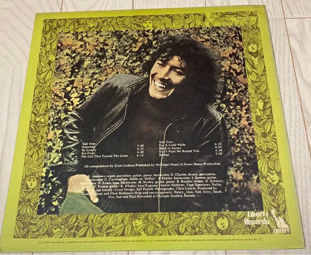 Ernie Graham - Ernie Graham LP Japan Pressing British Folk Rock Nick Lowe