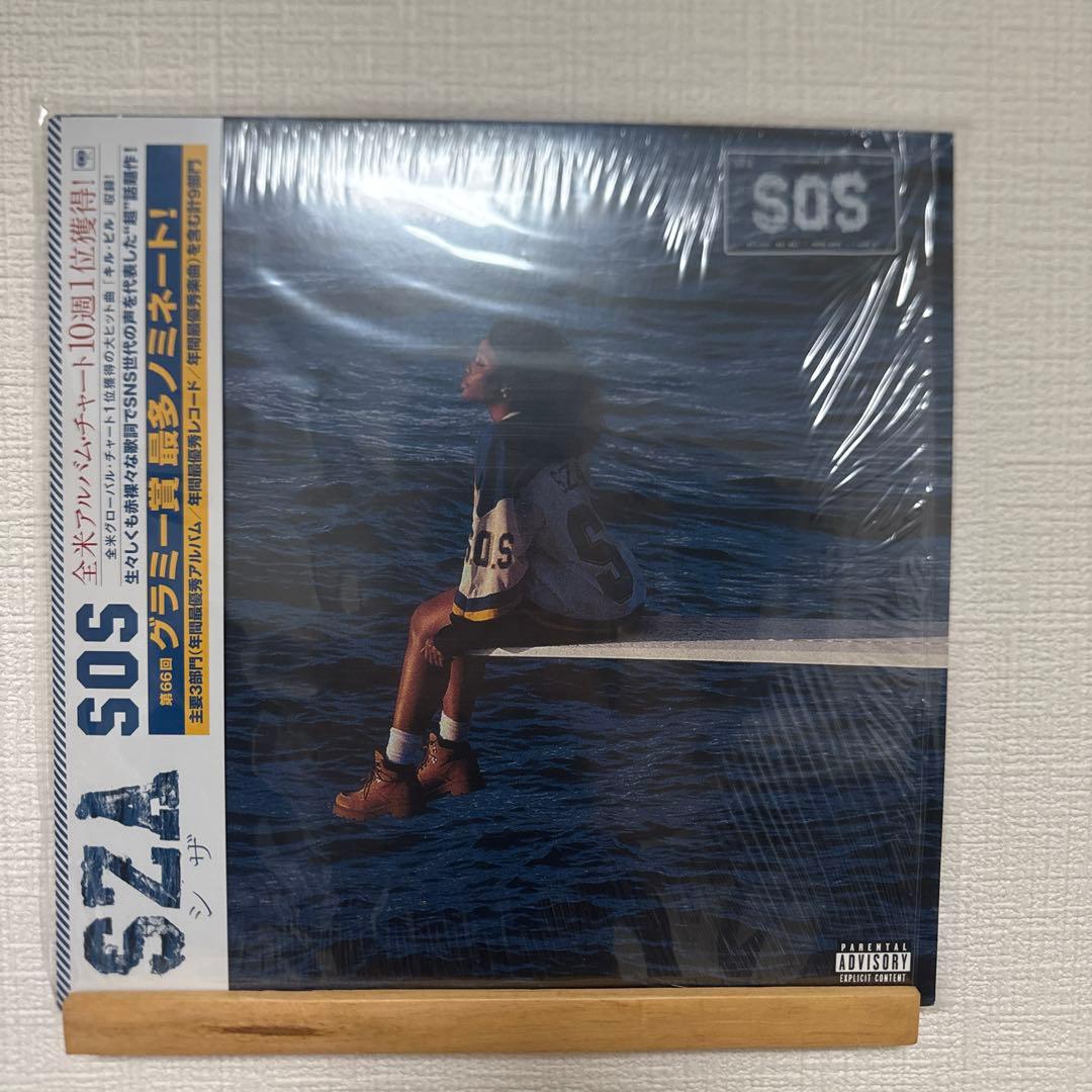 SZA - SOS LP Vinyl Record with Rare Japanese Obi Strip