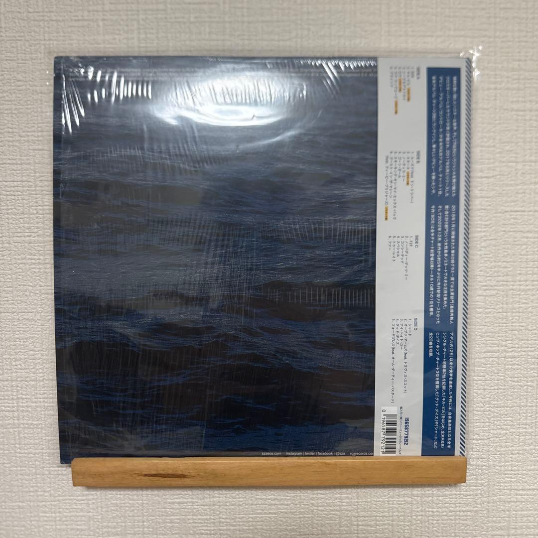 SZA - SOS LP Vinyl Record with Rare Japanese Obi Strip