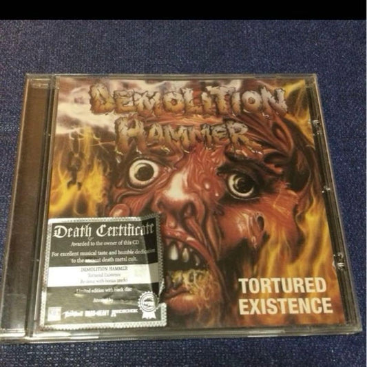 Demolition Hammer Tortured Existence CD US Metal Black Disk Limited Used | Japansoundstore