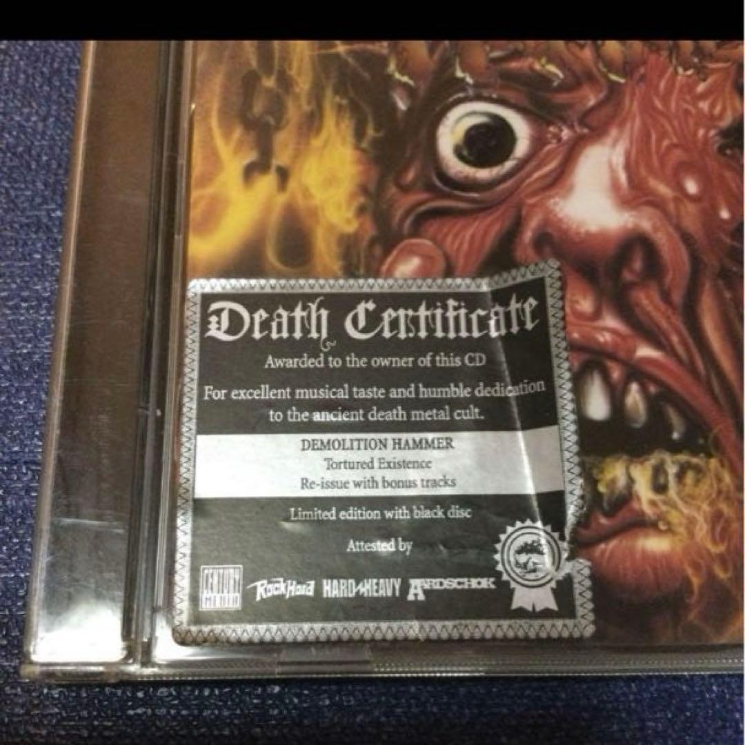 Demolition Hammer Tortured Existence CD US Metal Black Disk Limited Used | Japansoundstore