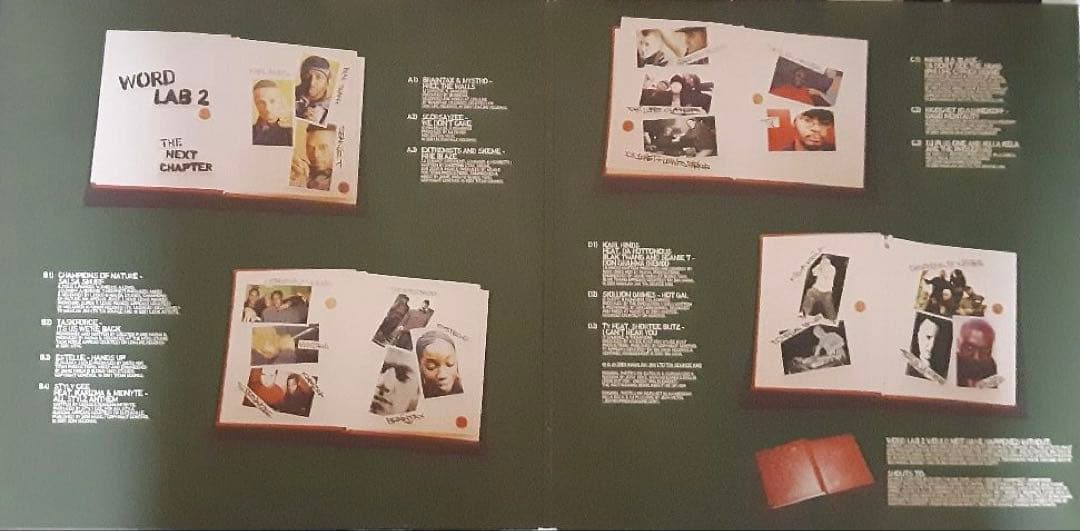 Various - Word Lab 2: The Next Chapter (2LP) UK Hip Hop Compilation Vinyl