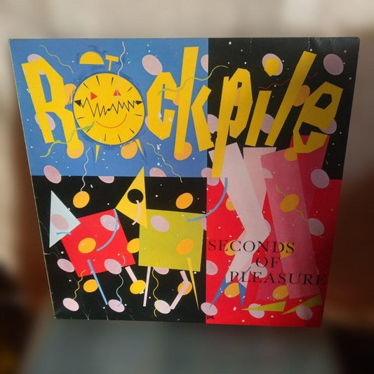 Rockpile Seconds of Pleasure Vinyl Record Colorful Artwork Used | Japansoundstore