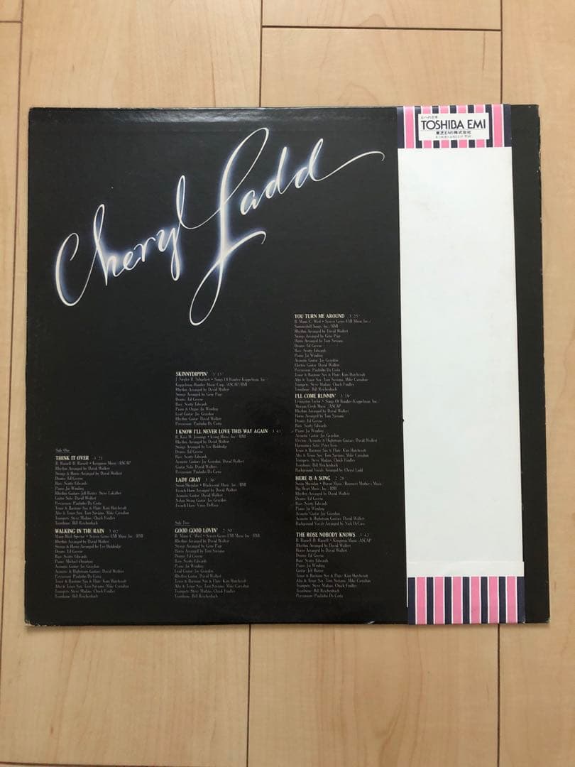 CHERYL LADD S/T LP Japan Original Vinyl Record + OBI + Lyric Sheet ECS-81099