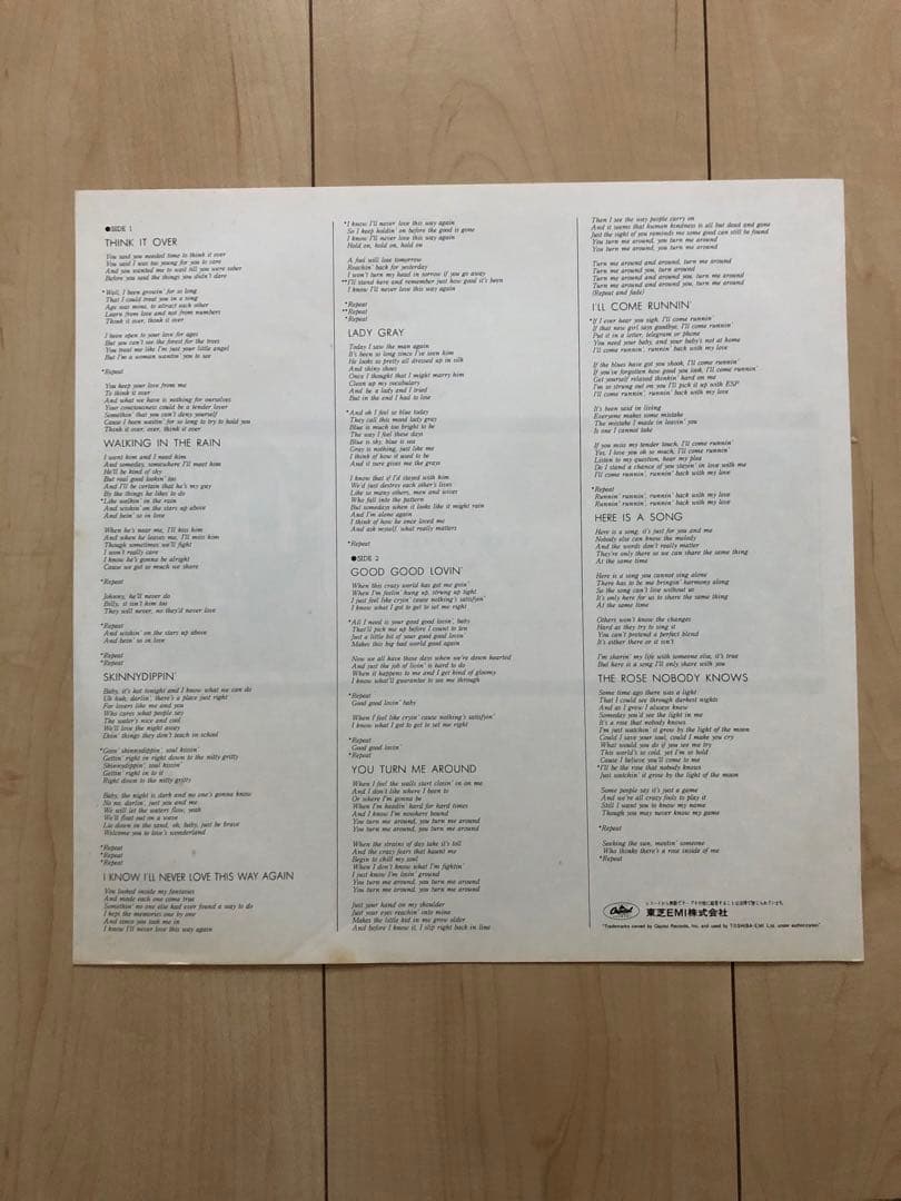 CHERYL LADD S/T LP Japan Original Vinyl Record + OBI + Lyric Sheet ECS-81099