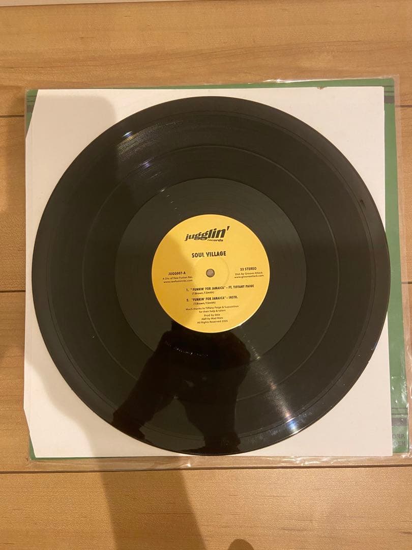 Soul Village - Funkin' For Jamaica 12" Vinyl 2005 Sweden Neo-Soul Cover