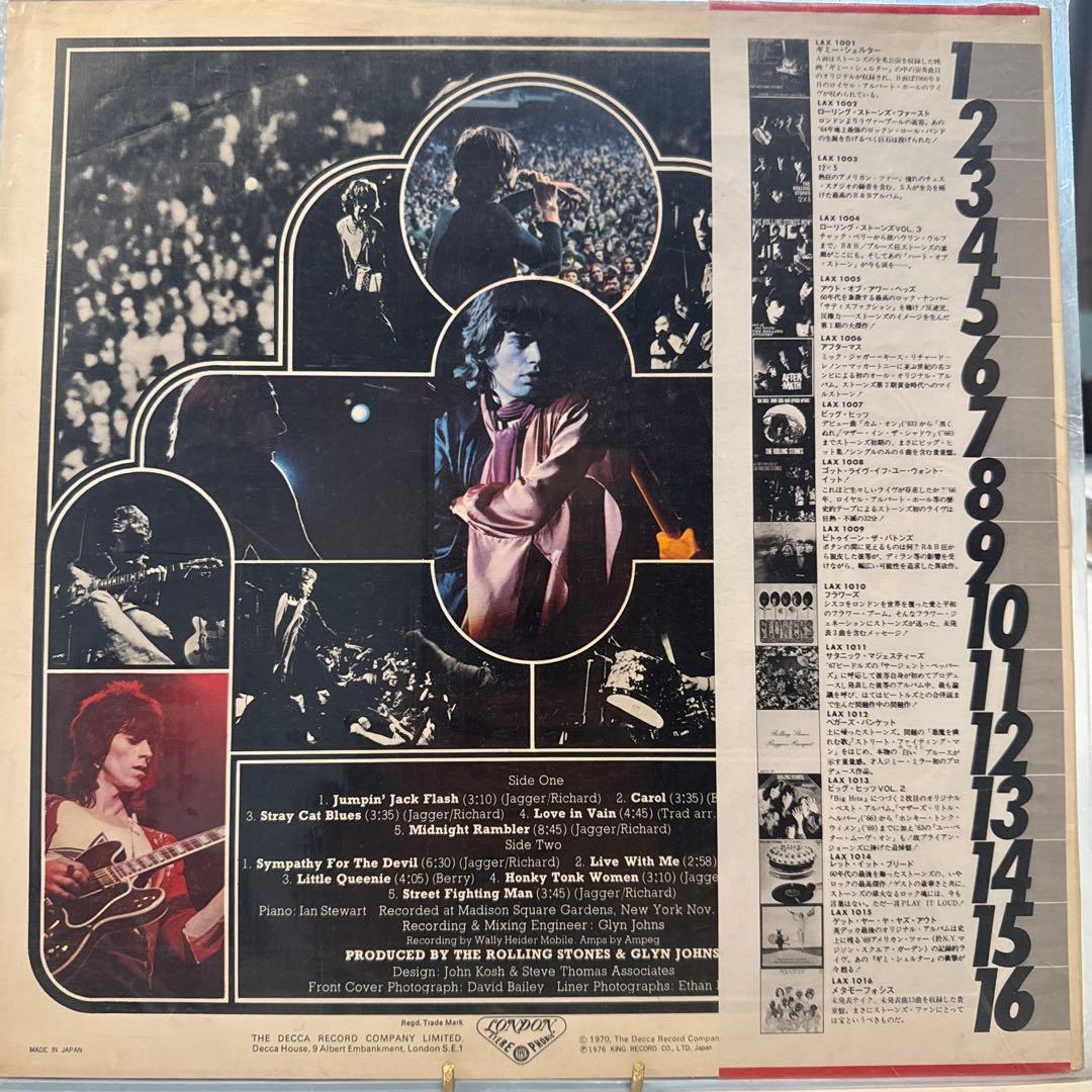 The Rolling Stones - Get Yer Ya-Ya's Out! Vinyl LP Japan Import w/ Obi