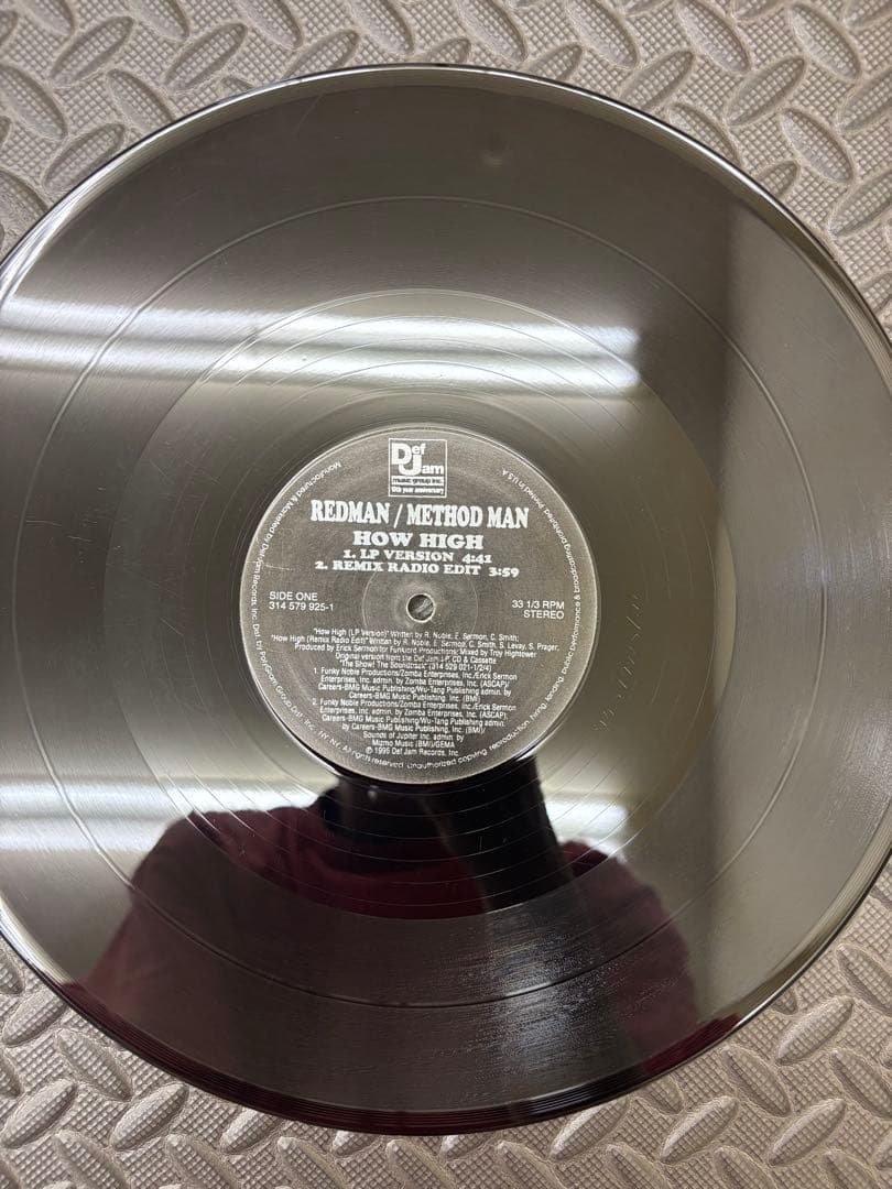 Method Man & Redman - How High 12" Vinyl Original 1995 Def Jam Hip Hop Classic