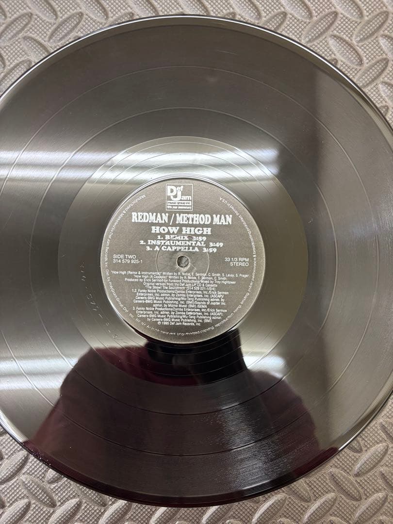 Method Man & Redman - How High 12" Vinyl Original 1995 Def Jam Hip Hop Classic