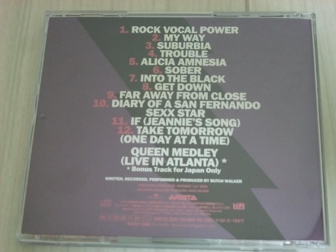 Butch Walker Left of Self-Centered CD Japan Press with OBI Limited Bonus Track