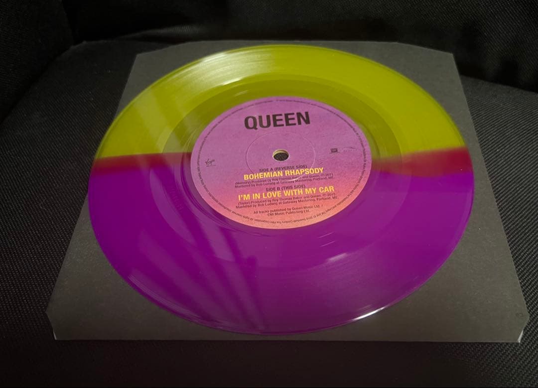 Queen Bohemian Rhapsody 7" Limited Purple Yellow RSD Near Mint | Japansoundstore