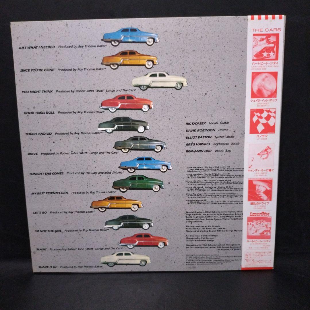 The Cars - Greatest Hits Vinyl LP Japan P-13218 w/ Obi Insert New Wave Rock