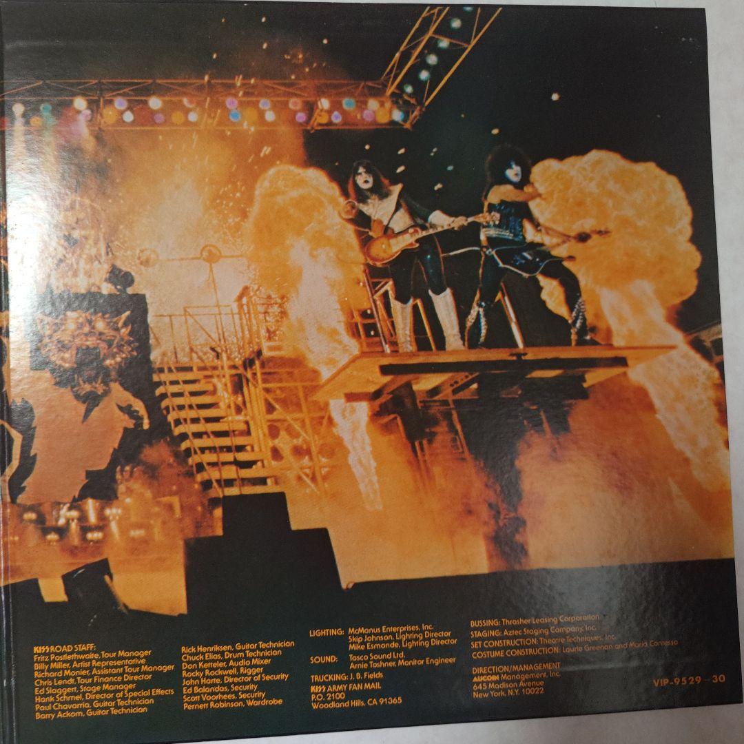 KISS Alive II Vinyl 2LP Japan VIP-9529-30 Booklet Insert Rock