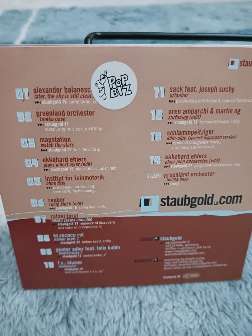 Various Artists - Staubgold Compilation CD (2001) German Experimental Label