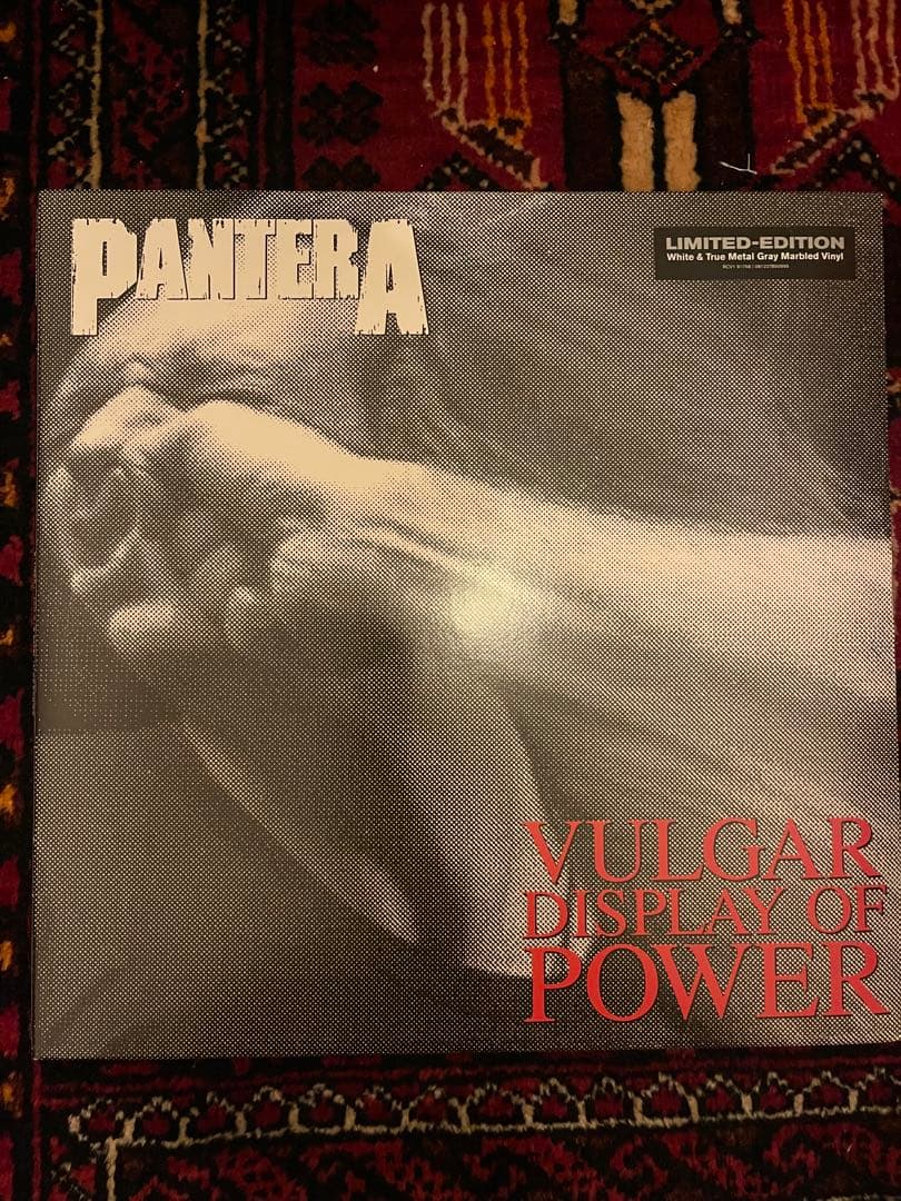 Pantera Vulgar Display of Power Limited Edition Vinyl Record Remastered Color LP | Japansoundstore