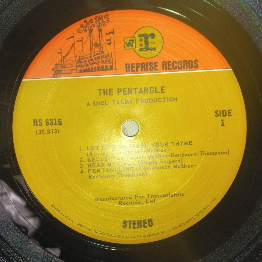 The Pentangle 1968 US LP Reprise 2-Color Vinyl Record Excellent Condition | Japansoundstore