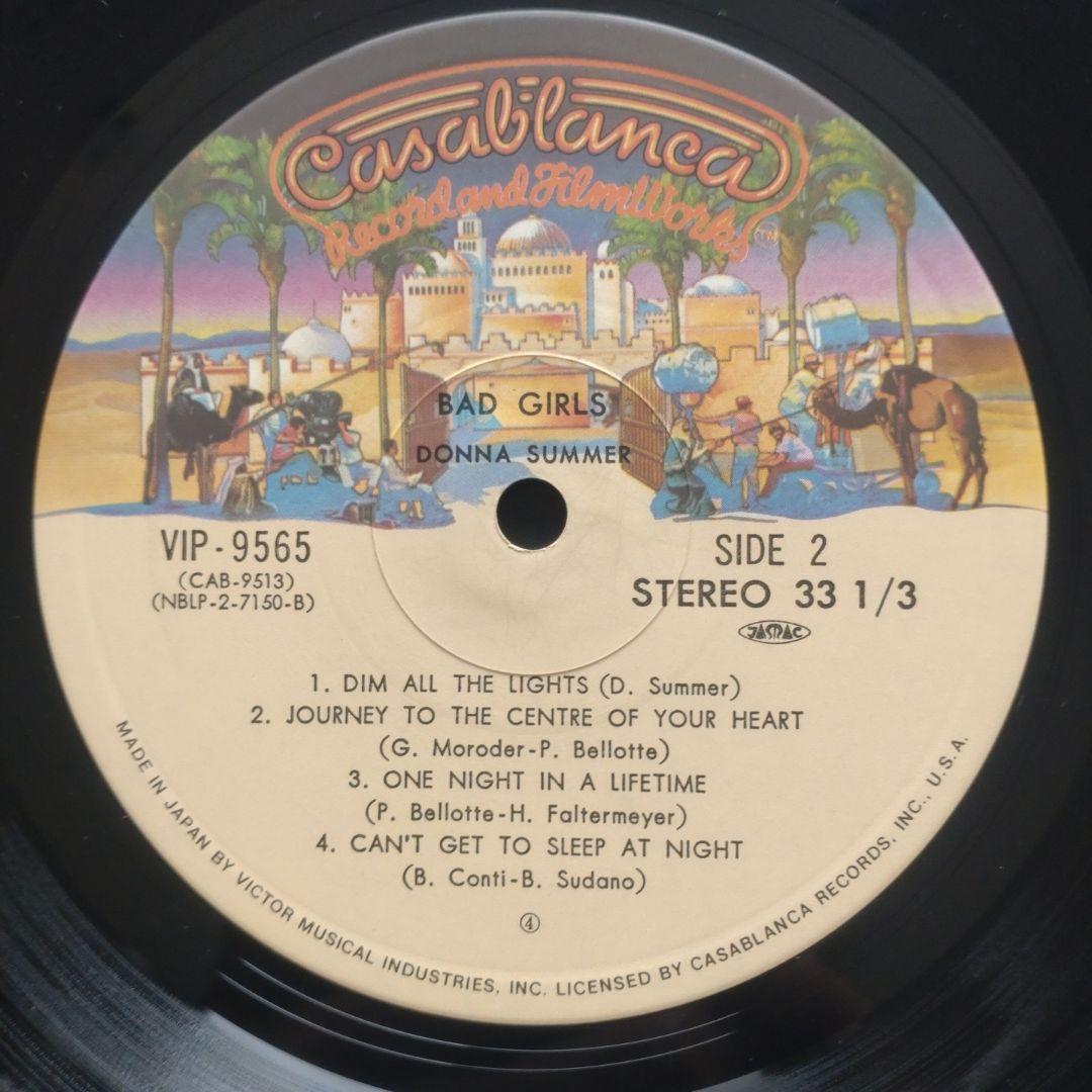 Donna Summer Bad Girls 2LP Vinyl Disco Soul Vinyl Record Used | Japansoundstore