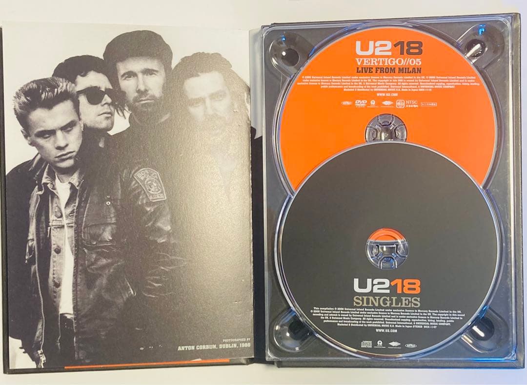 U2 - U218 Singles CD+DVD Japan Press Limited Edition 2006