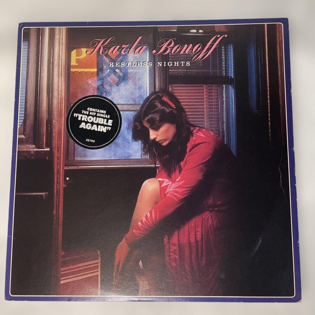 Karla Bonoff Restless Nights LP, Black Vinyl, Used with Wear | Japansoundstore