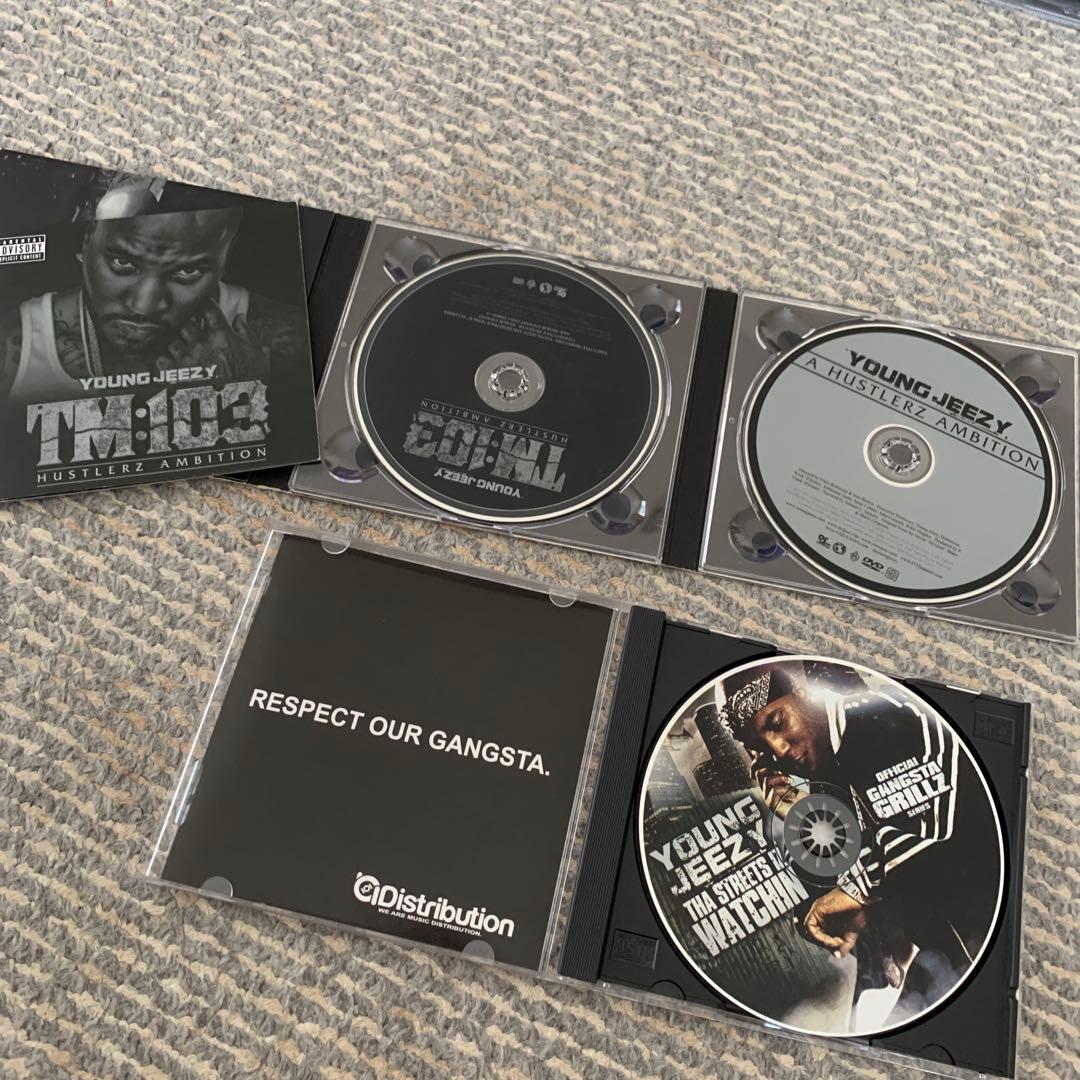 Young Jeezy TM:103 Collector's Edition CD+DVD & Tha Streets Iz Watchin CD Lot