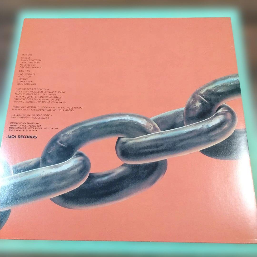 The Crusaders - Chain Reaction LP Japan Vinyl Jazz Funk Larry Carlton VIM-5558
