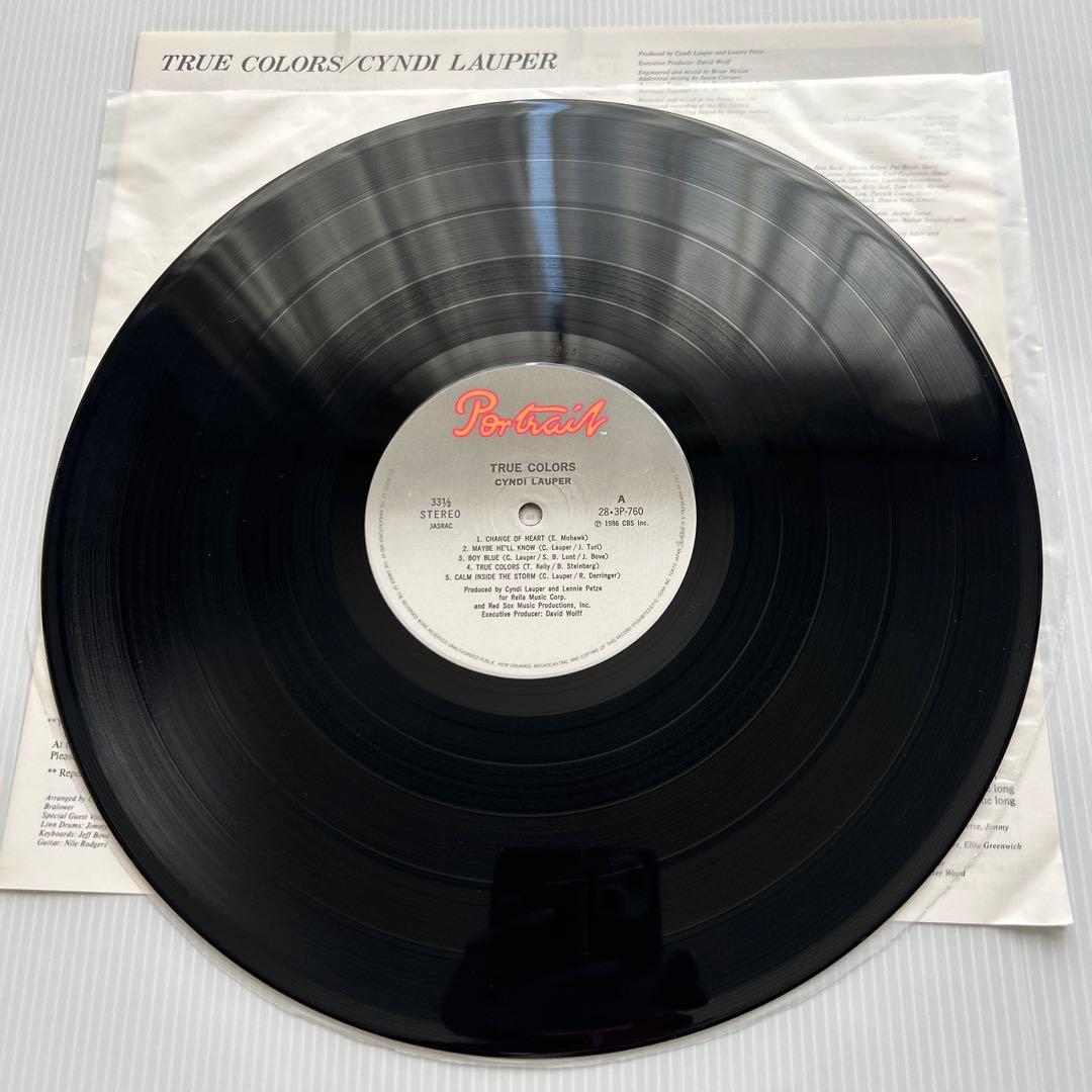 Cyndi Lauper True Colors LP Record Vinyl Used Excellent Condition | Japansoundstore