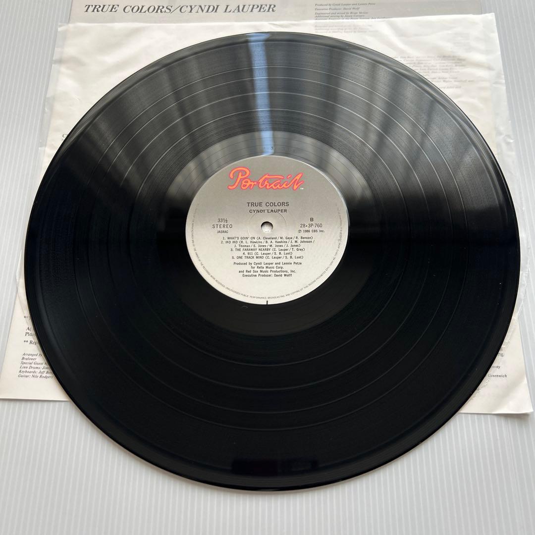 Cyndi Lauper True Colors LP Record Vinyl Used Excellent Condition | Japansoundstore