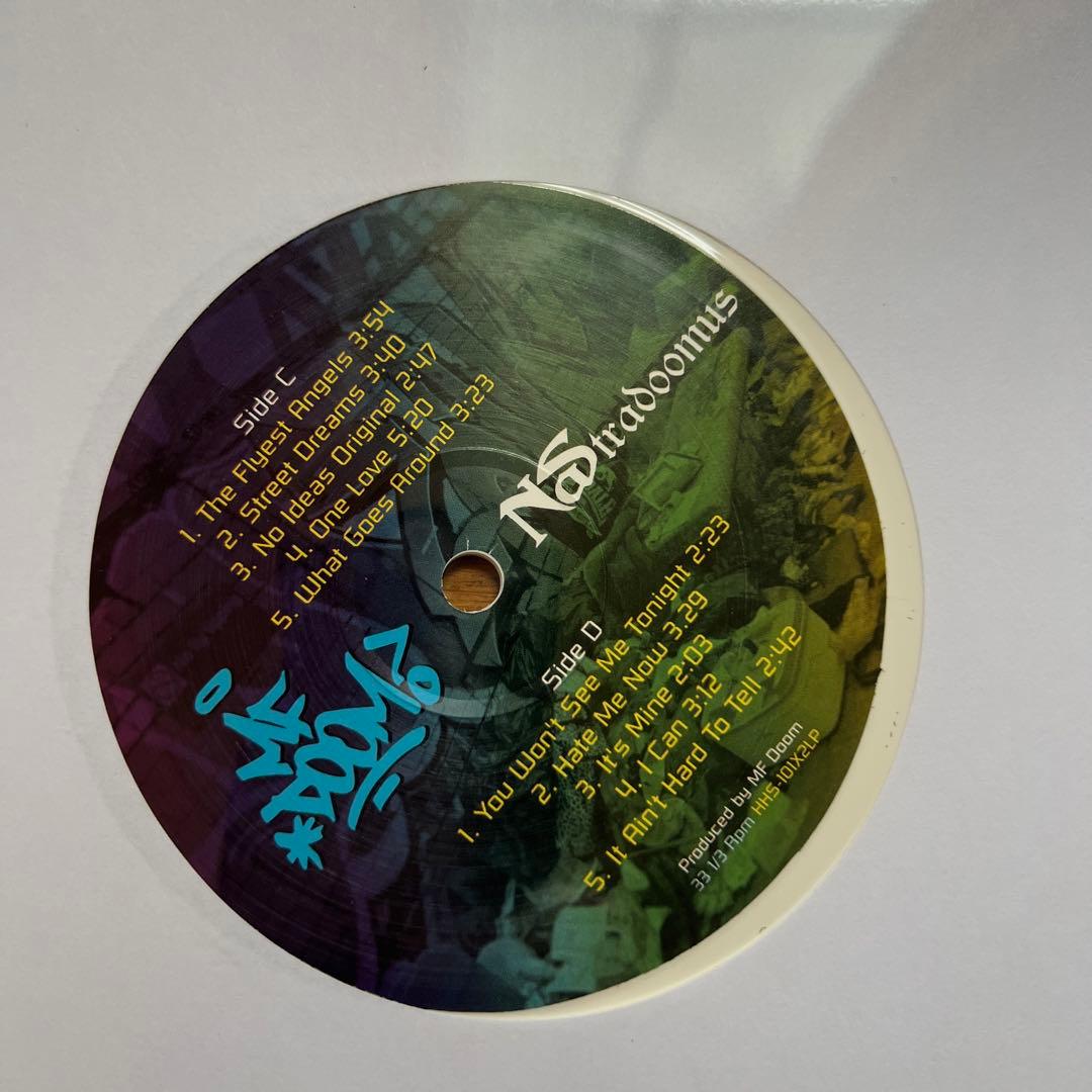 Nas Stradamus White Vinyl Record with Artwork, Near Mint Condition | Japansoundstore