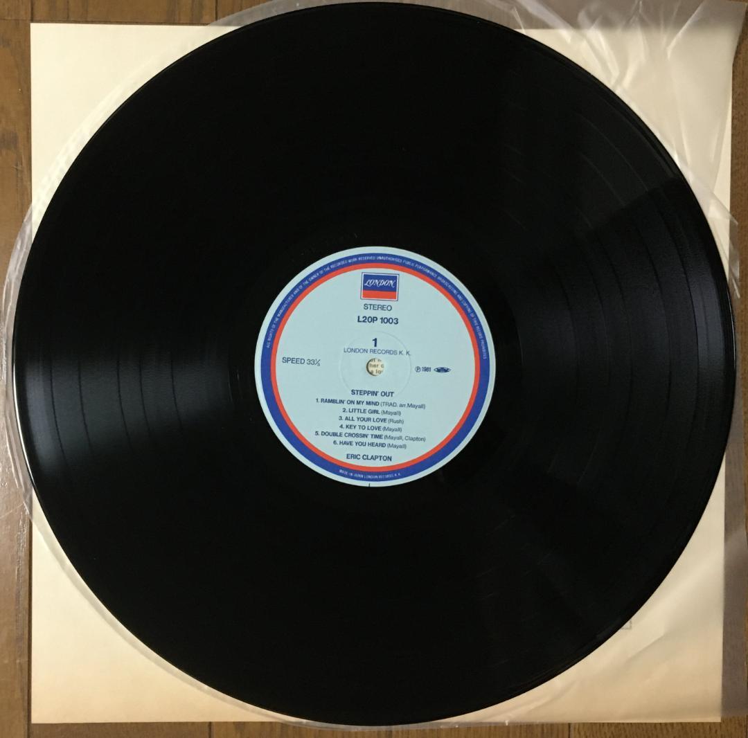 Eric Clapton Steppin' Out Japan LP Vinyl Record 1981 Bluesbreakers