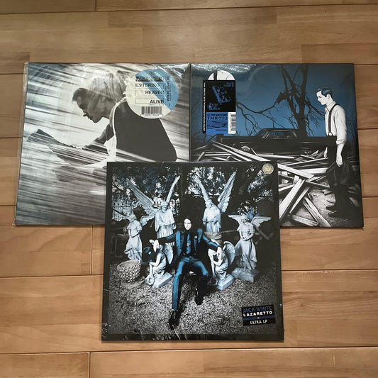 Jack White 3-LP Bundle: Lazaretto & Fear of the Dawn/Entering Heaven Alive Colou