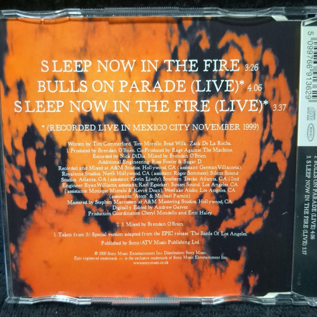 Rage Against The Machine - Sleep Now In The Fire CD Limited Numbered Edition