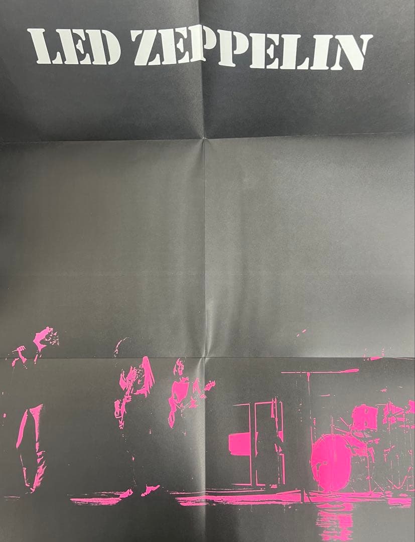 Led Zeppelin LP Reissue With Obi, Poster, VG+ Condition, Japan Press | Japansoundstore