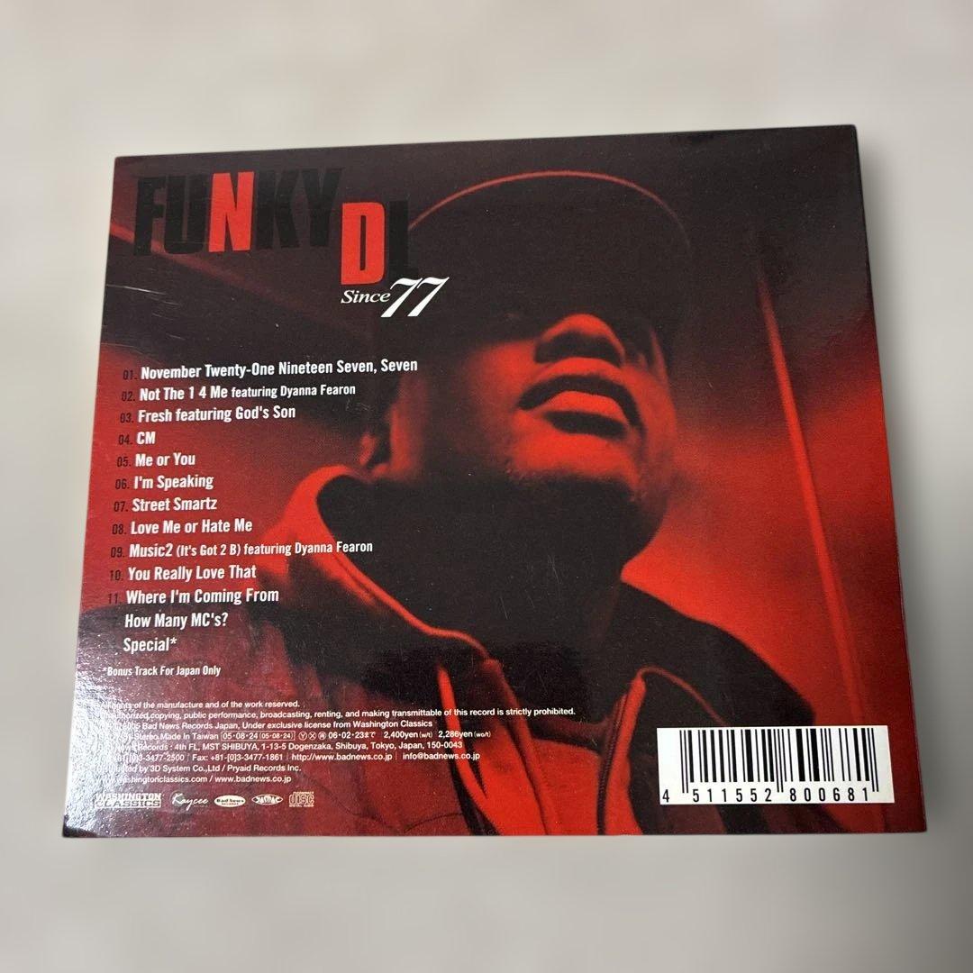 Funky DL - Since 77 CD Japan Press Hip Hop Album with Bonus Track